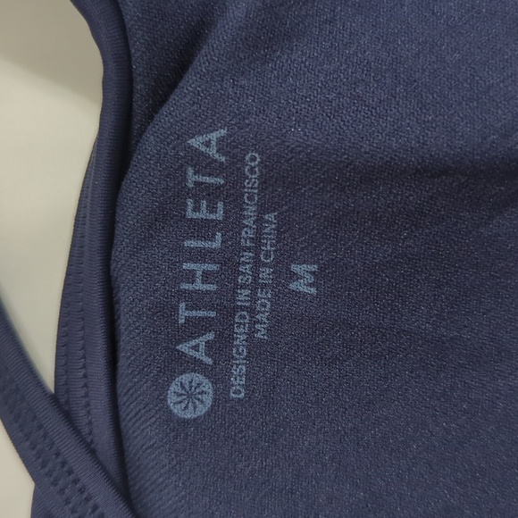 Athleta Sunflare Blousy Tankini Top, Color Blue Multi Size M - Picture 13 of 14